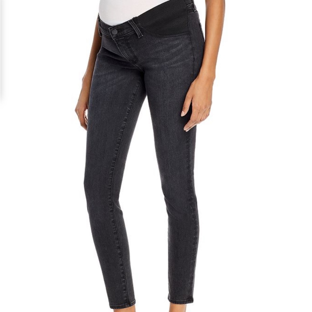 Mama j maternity jeans in vane-gray wash ($225 retail)